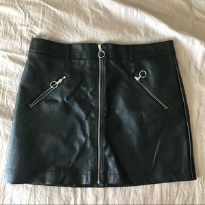 Pleather Skirt